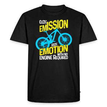 Vélo Vélo Vélo Vélo Vélo - T-shirt Premium bio Homme - noir - Devant - Nico (187cm)