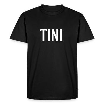 Tini - Men's Premium Organic T-Shirt - black - Front - Nico (187cm)