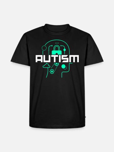 Autismus Awareness Day Autist - Männer Premium Bio T-Shirt - Schwarz