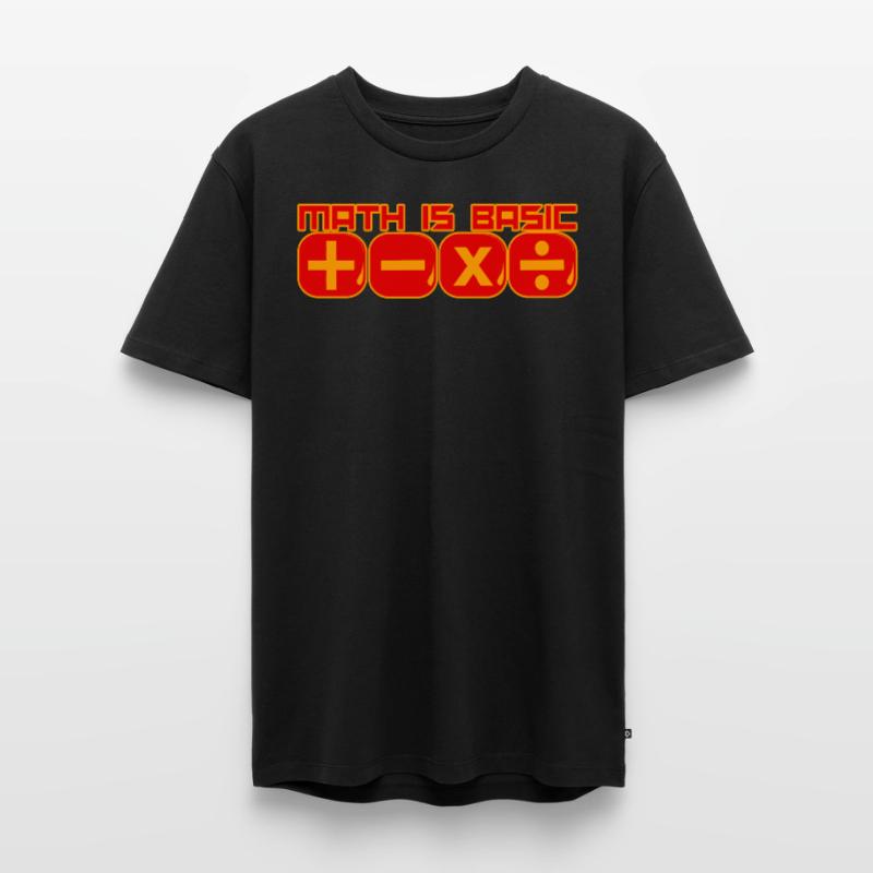 Math Is Basic Math Math Professeur de mathématiques T-shirt Premium bio Homme