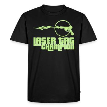 Laser tag laser laser soldat tir hobby - T-shirt Premium bio Homme - noir - Devant - Nico (187cm)