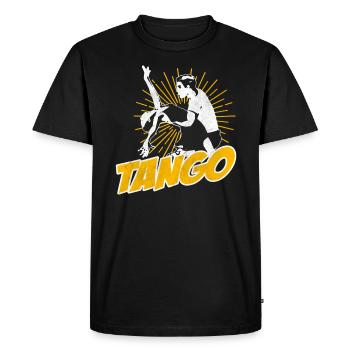 Tango dancing couple dancing class dancing school dancing - Men's Premium Organic T-Shirt - black - Front - Nico (187cm)