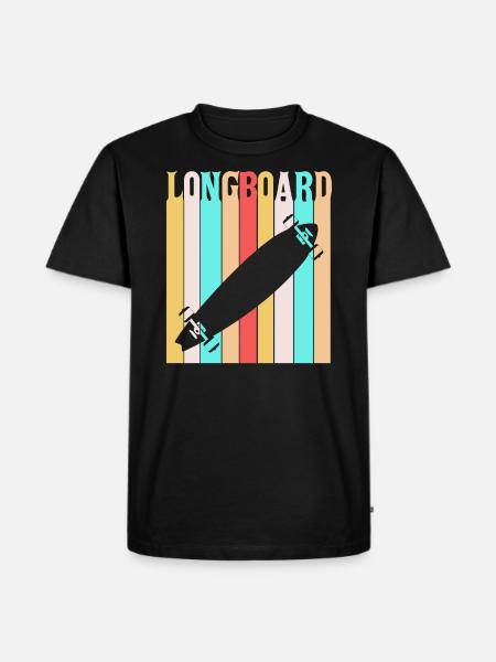 longboard - T-shirt Premium bio Homme - noir