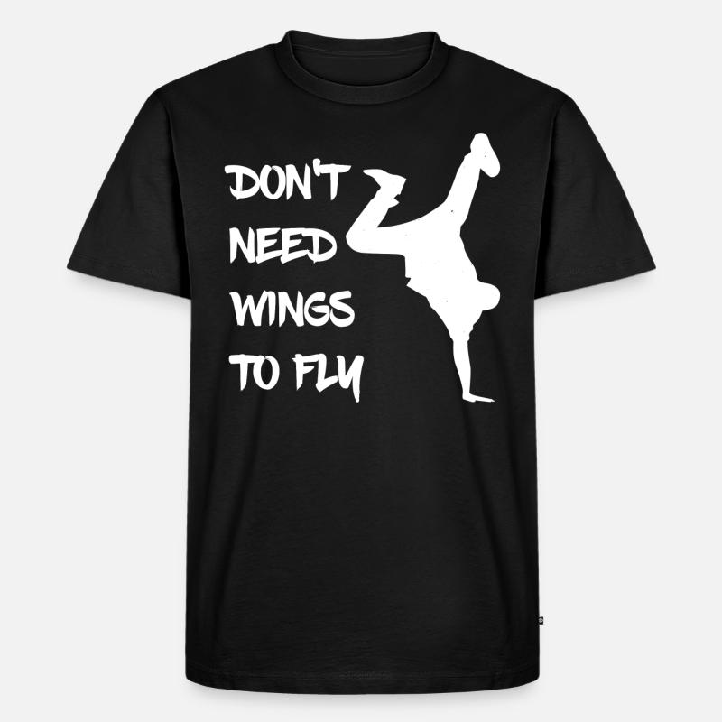 BBoy Breakdance - Männer Premium Bio T-Shirt - Schwarz