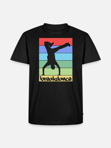 Breakdance Breakdance BBoy Danse Breakdancer - T-shirt Premium bio Homme - noir