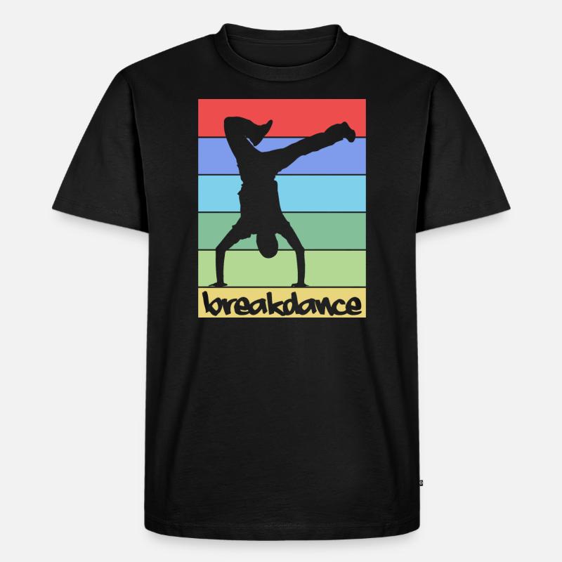 Breakdance Breakdance BBoy Danse Breakdancer - T-shirt Premium bio Homme - noir