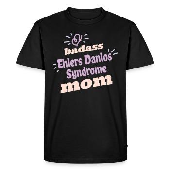 Ehlers Danlos Syndrome Mom - Men's Premium Organic T-Shirt - black - Front - Nico (187cm)