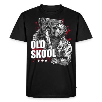 chemise old school hip hop old school - T-shirt Premium bio Homme - noir - Devant - Nico (187cm)