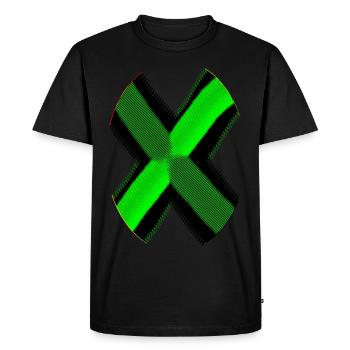 Néon Noir X - T-shirt Premium bio Homme - noir - Devant - Nico (187cm)