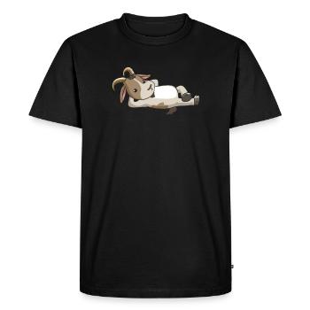Chèvre chèvres chuchotement billy chèvre chèvre cadeau - T-shirt Premium bio Homme - noir - Devant - Nico (187cm)