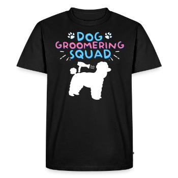 Chiens coiffeur chiens styler chien - T-shirt Premium bio Homme - noir - Devant - Nico (187cm)