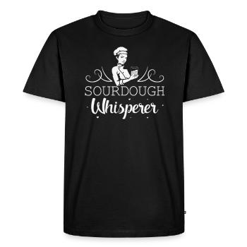 Baking Baker Sourdough Bread Master - Men's Premium Organic T-Shirt - black - Front - Nico (187cm)