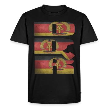 RDA - T-shirt Premium bio Homme - noir - Devant - Nico (187cm)