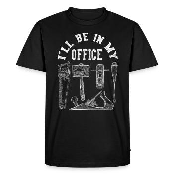 Tourneurs Drechselbank Drechsel - T-shirt Premium bio Homme - noir - Devant - Nico (187cm)