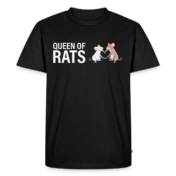 Queen of Rats - Men's Premium Organic T-Shirt - black - Front - Nico (187cm)