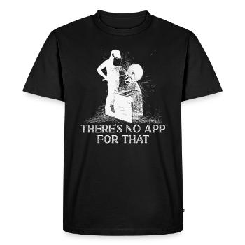 Tourneurs Drechselbank Drechsel - T-shirt Premium bio Homme - noir - Devant - Nico (187cm)