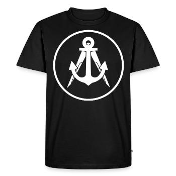 Constructeurs de bateaux constructeurs de bateaux constructeurs de bateaux signes de corporation - T-shirt Premium bio Homme - noir - Devant - Nico (187cm)