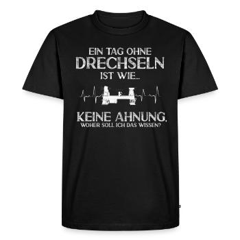 Turner Turners Turning Bench Turner - T-shirt Premium bio Homme - noir - Devant - Nico (187cm)