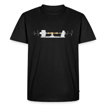 Turner Turners Turning Bench Turner - T-shirt Premium bio Homme - noir - Devant - Nico (187cm)