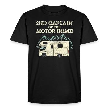 Camping Van Camper Mobile Home - Men's Premium Organic T-Shirt - black - Front - Nico (187cm)