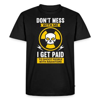 Radiologie Radiologie IRM CT Appareil à rayons X Radiographie - T-shirt Premium bio Homme - noir - Devant - Nico (187cm)