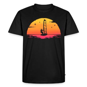 sunrise windsurf windsurfing - T-shirt Premium bio Homme - noir - Devant - Nico (187cm)