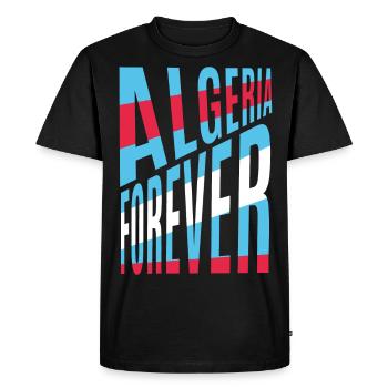 Algeria forever - Men's Premium Organic T-Shirt - black - Front - Nico (187cm)