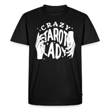 Divination Crazy Tarot Lady Crystal Tarot Cartes - T-shirt Premium bio Homme - noir - Devant - Nico (187cm)