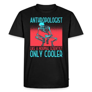 Anthropologue Anthropologie Archéologique - T-shirt Premium bio Homme - noir - Devant - Nico (187cm)