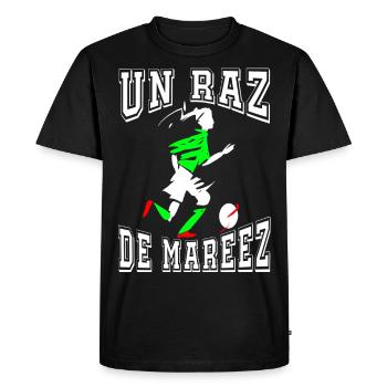 A tidal wave or raz de mareez Mahrez - Men's Premium Organic T-Shirt - black - Front - Nico (187cm)