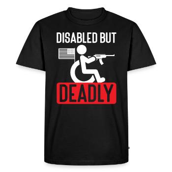 2nd Amendment Gun Lover Pro Gun Control - Men's Premium Organic T-Shirt - black - Front - Nico (187cm)