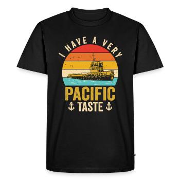 Remorqueur à voile Pacific Sea Breeze Watercraft - T-shirt Premium bio Homme - noir - Devant - Nico (187cm)