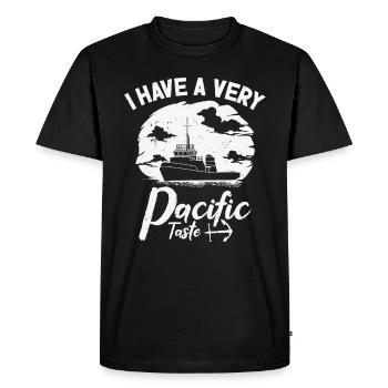 Remorqueur à voile Pacific Sea Breeze Watercraft - T-shirt Premium bio Homme - noir - Devant - Nico (187cm)