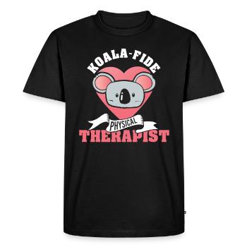 Physical Therapist Qualification Koala Gait - Men's Premium Organic T-Shirt - black - Front - Nico (187cm)