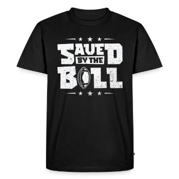 Football sauvé par les joueurs de Thr Sports Football - T-shirt Premium bio Homme - noir - Devant - Nico (187cm)