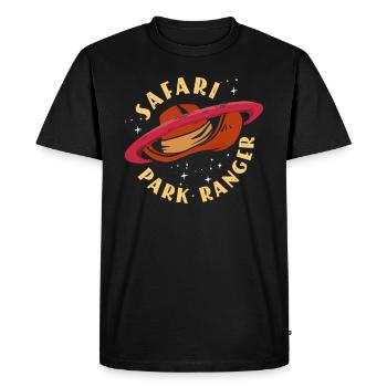 Guide du ranger du parc safari africain - T-shirt Premium bio Homme - noir - Devant - Nico (187cm)