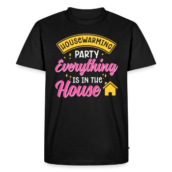 Pendaison de crémaillère pour les nouveaux propriétaires Tout est - T-shirt Premium bio Homme - noir - Devant - Nico (187cm)