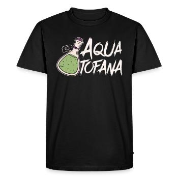 Aqua Tofana Conspiracy Crime Fan Vintage - T-shirt Premium bio Homme - noir - Devant - Nico (187cm)