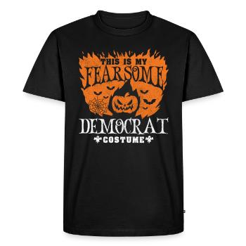 Halloween Democrat Costume Pumpkin Party - T-shirt Premium bio Homme - noir - Devant - Nico (187cm)