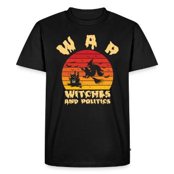 Halloween Politics Voting Witches Political - Men's Premium Organic T-Shirt - black - Front - Nico (187cm)