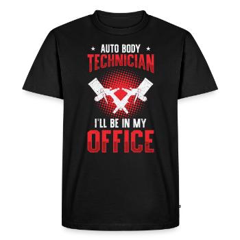 Technicien de carrosserie Réparation de véhicule Entretien de voiture - T-shirt Premium bio Homme - noir - Devant - Nico (187cm)
