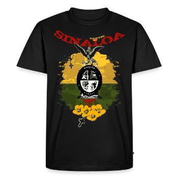 Sinaloa Mexique - T-shirt Premium bio Homme - noir - Devant - Nico (187cm)