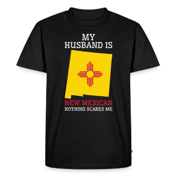 Rien ne me fait peur Nouveau mari mexicain Nouveau - T-shirt Premium bio Homme - noir - Devant - Nico (187cm)