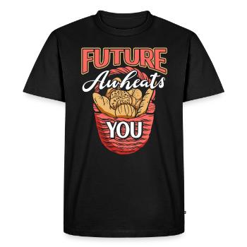 Handmade Homemade Wheat Bread Master Baking Baker - Men's Premium Organic T-Shirt - black - Front - Nico (187cm)
