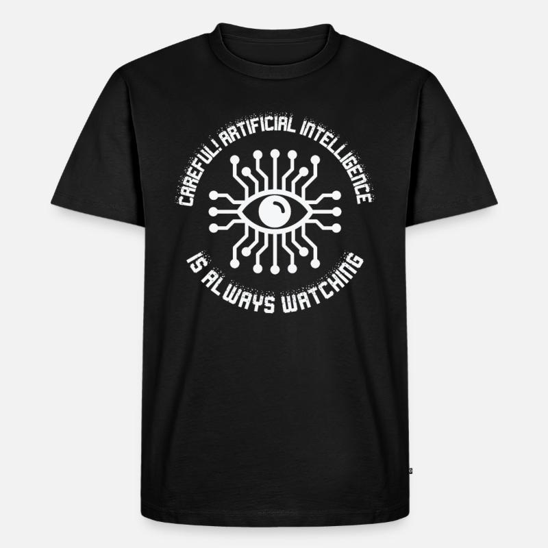Künstliche Intelligenz Programmierung - Männer Premium Bio T-Shirt - Schwarz