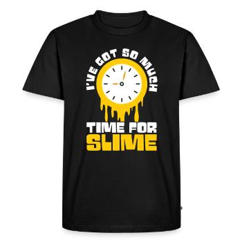 Slime Time Dripping Slime Drip Gear Slime Maker - T-shirt Premium bio Homme - noir - Devant - Nico (187cm)