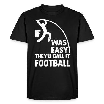 Pole Vault Pole Vaulter Athletics Track and Field - Men's Premium Organic T-Shirt - black - Front - Nico (187cm)
