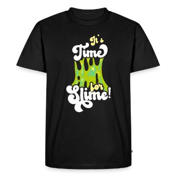 Mucus Puddle Cool Mignon Adorable pour Slime Maker - T-shirt Premium bio Homme - noir - Devant - Nico (187cm)