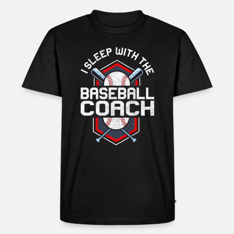 Baseball-Trainerin Ehefrau Berufstätige Mutter - Männer Premium Bio T-Shirt - Schwarz