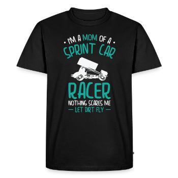 Sprint Car Dirt Track Racing - T-shirt Premium bio Homme - noir - Devant - Nico (187cm)